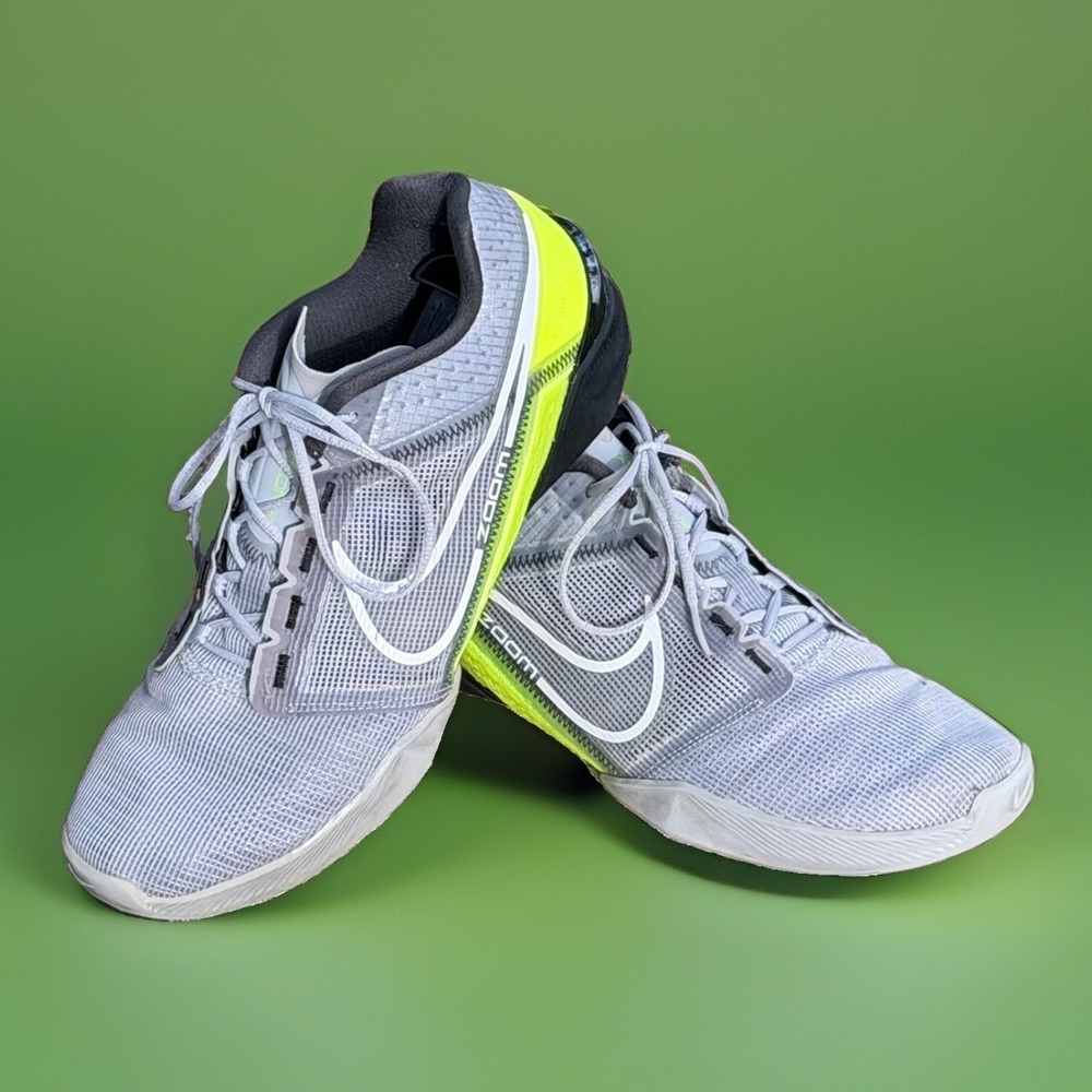 Nike Zoom Metcon Turbo 2 Cross Training Shoes Wolf Gray Volt Mens Size‎ 11